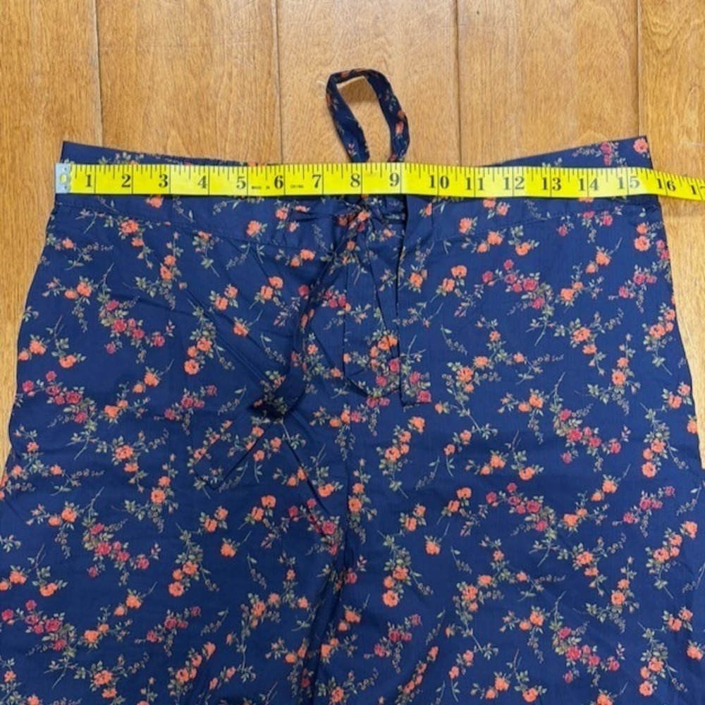 Liberty of London Womens PJ Set Size M Floral Cottage Cotton Boho Hippie Lounge - Picture 13 of 13